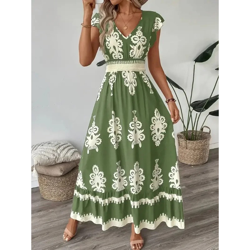 Romper Floral Print - Plus Size New Women Fashion Floral