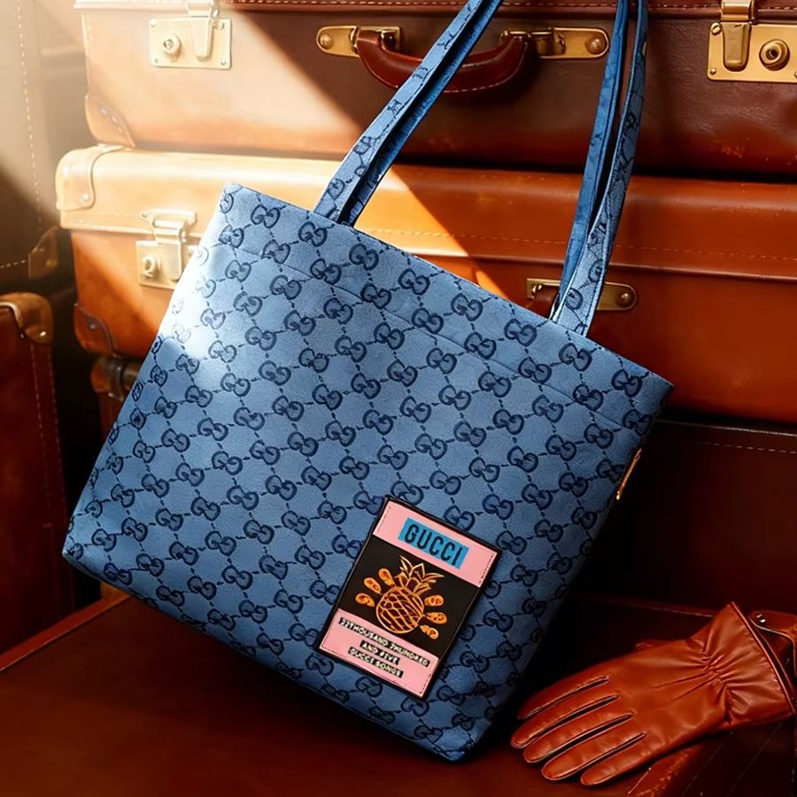 GUCCI bag Womens Canvas Tote B - Tote Bag Beach ulasan dan harga