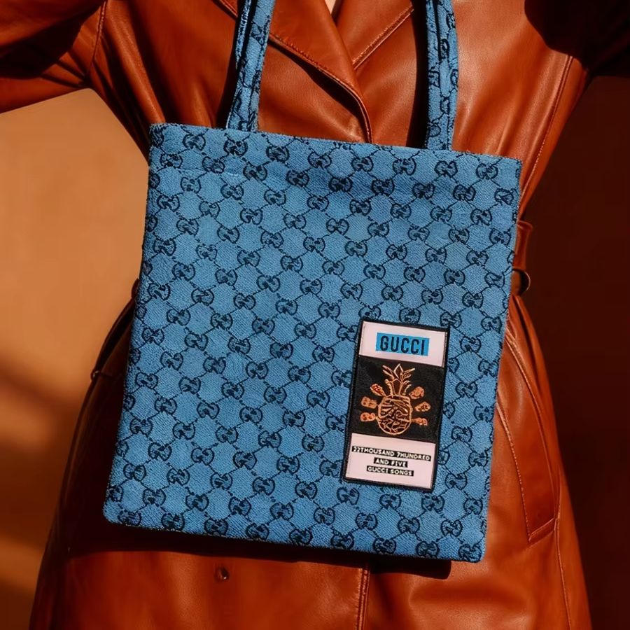 GUCCI bag Womens Canvas Tote B - Tote Bag Beach ulasan dan harga