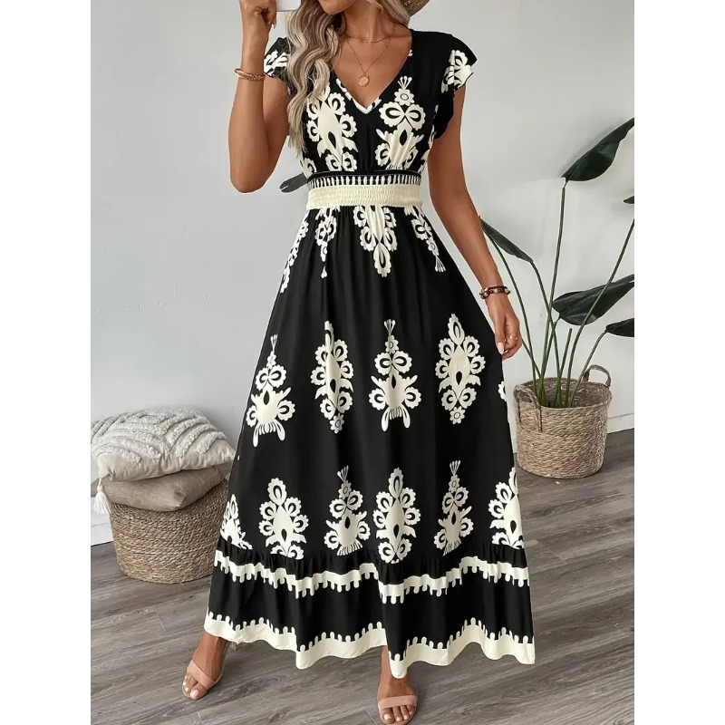 Plus Size New Women Fashion Fl - Romper Floral Print ulasan dan harga